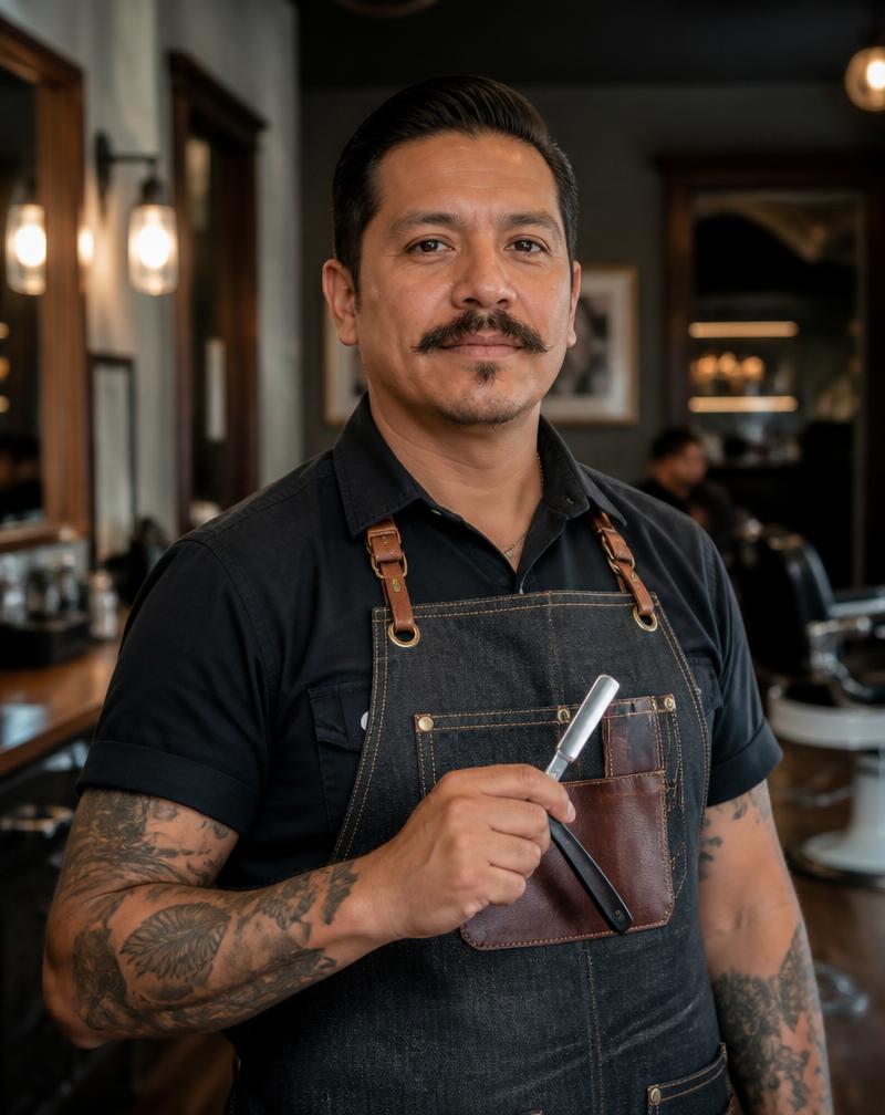 Diego Salas, Barber / Shave Specialist at Heritage Barber Co.